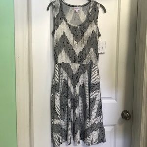 NWT lularoe Nicky sleeveless dress black small